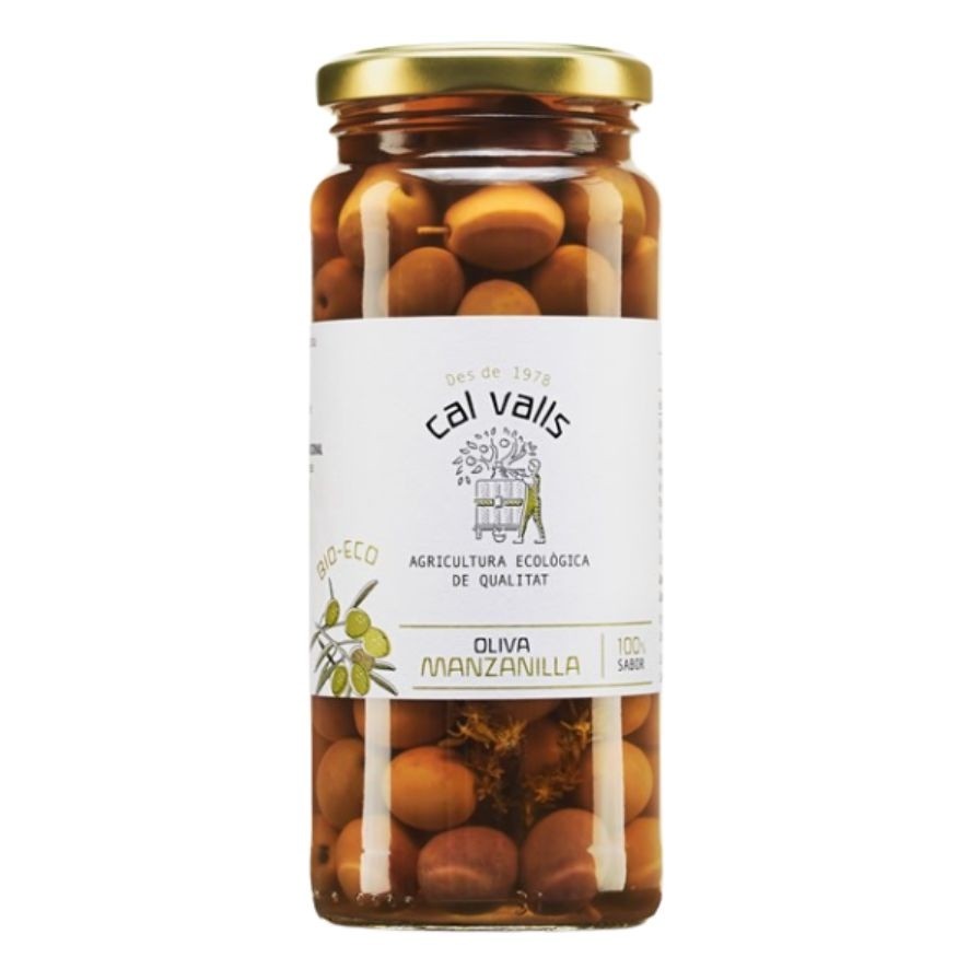 ACEITUNAS MANZANILLA VERDE ECO 200G CAL VALLS