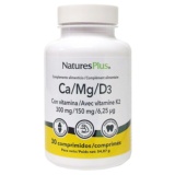 NATURE'S PLUS CA/MG/D3 + K2 30 COMPRIMIDOS