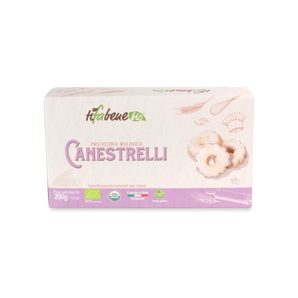 CANESTRELLI ECOLOGICO SIN GLUTEN 200 GR TI FA BENE 
