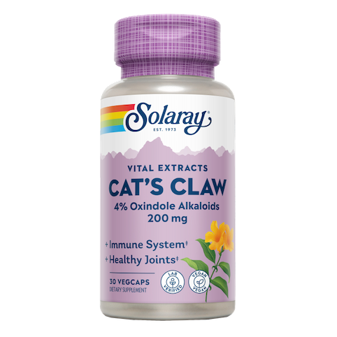 UÑA DE GATO 200 MGR 30 caps SOLARAY