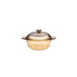 CAZO DE CRISTAL CON TAPA 0,8 LITRO AMBER VISIONS