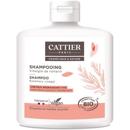 CHAMPU CABELLOS GRASOS (Vinagre romero) BIO 250 ml CATTIER