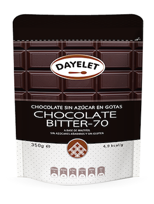DAYELET CHOCOLATE BITTER 72 BOLSA 350 g 