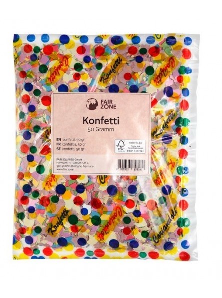 CONFETTI BIO 50 GR FAIR SQUARED