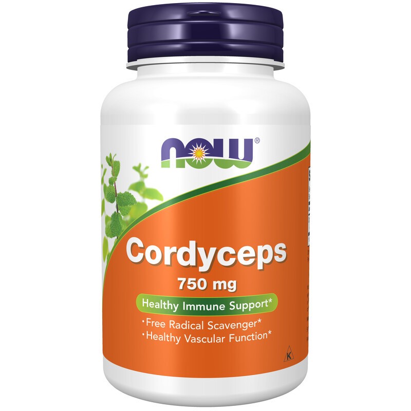 CORDYCEPS, 750 mg, 90 CAPS NOW FOODS