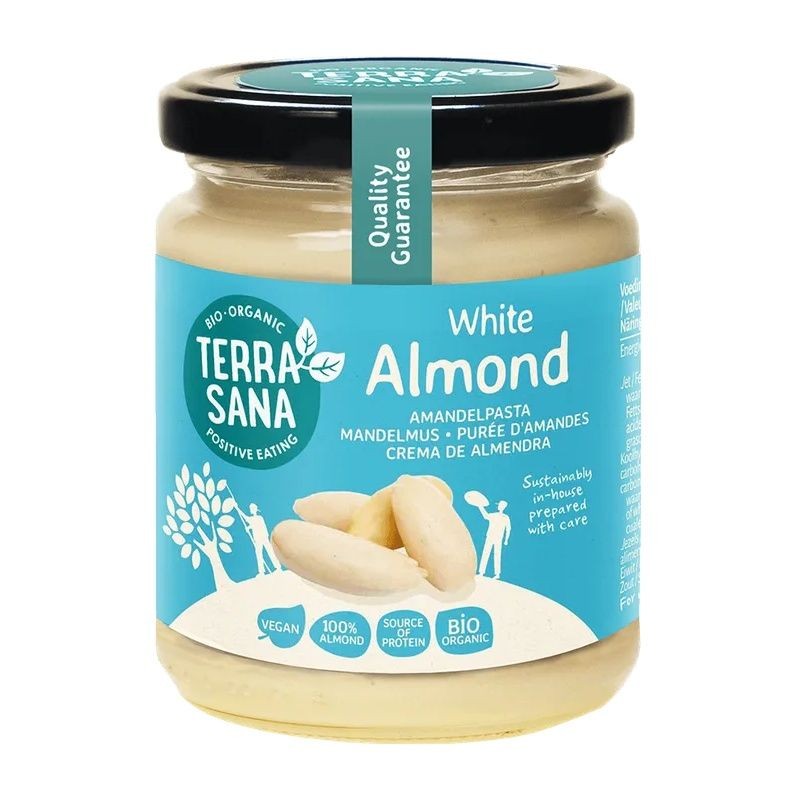 NEW -CREMA BLANCA DE ALMENDRA BIO 500 GR TERRASANA