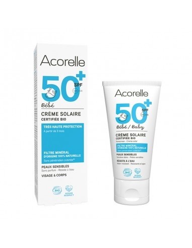 CREMA SOLAR BEBE SPF 50+ ACORELLE