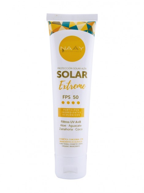 CREMA SOLAR EXTREME FPS 50+ ALOE+COCO+AGUACATE 100 ML NAAY