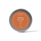 CREMA SOLAR NATURAL OXIDO DE ZINC No Nano Factor 50 Lata 100g DI OLEO