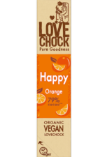 BARRITA CHOCOLATE 79% CON NARANJA VEGANO ORGÁNICO 40 GR LOVECHOCK