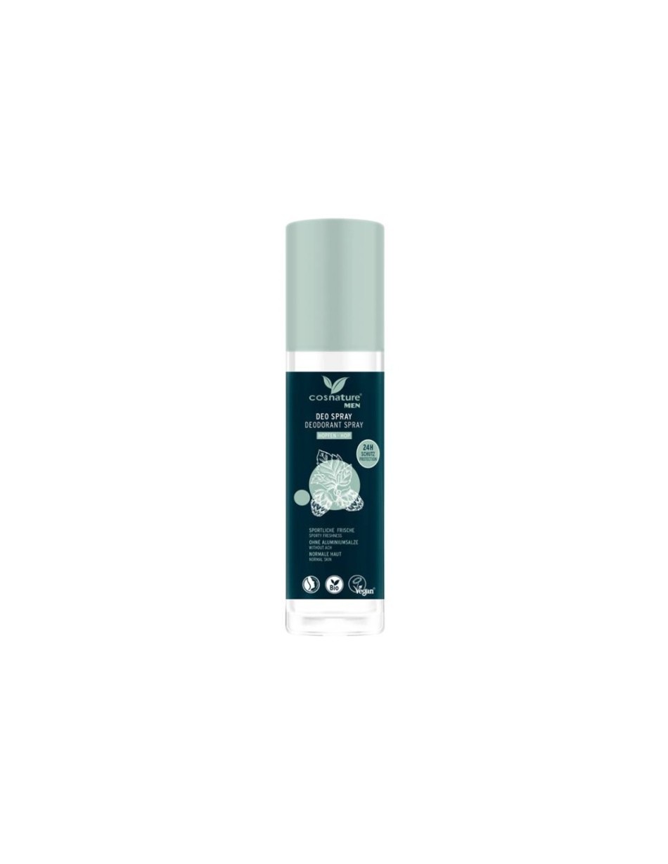 DESODORANTE SPRAY 24h HOMBRE LUPULO BIO 75 ml COSNATURE