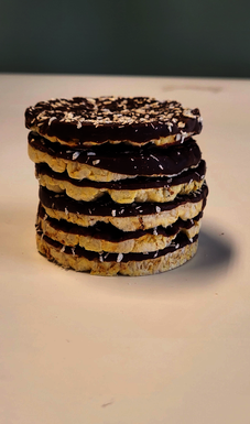 TORTITAS DE MAIZ CON CHOCOLATE NEGRO Y COCO RALLADO 95 GR BONVITA 1