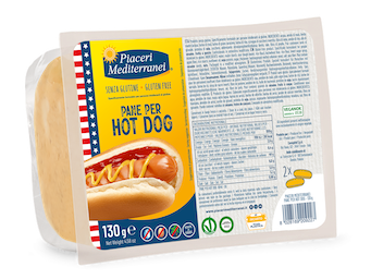 PAN DE HOT DOG 135 GR PIACERI MEDITERRANEO