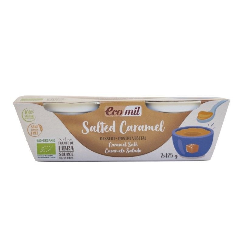 ECOMIL POSTRE SALTED CARAMEL 2x125 g