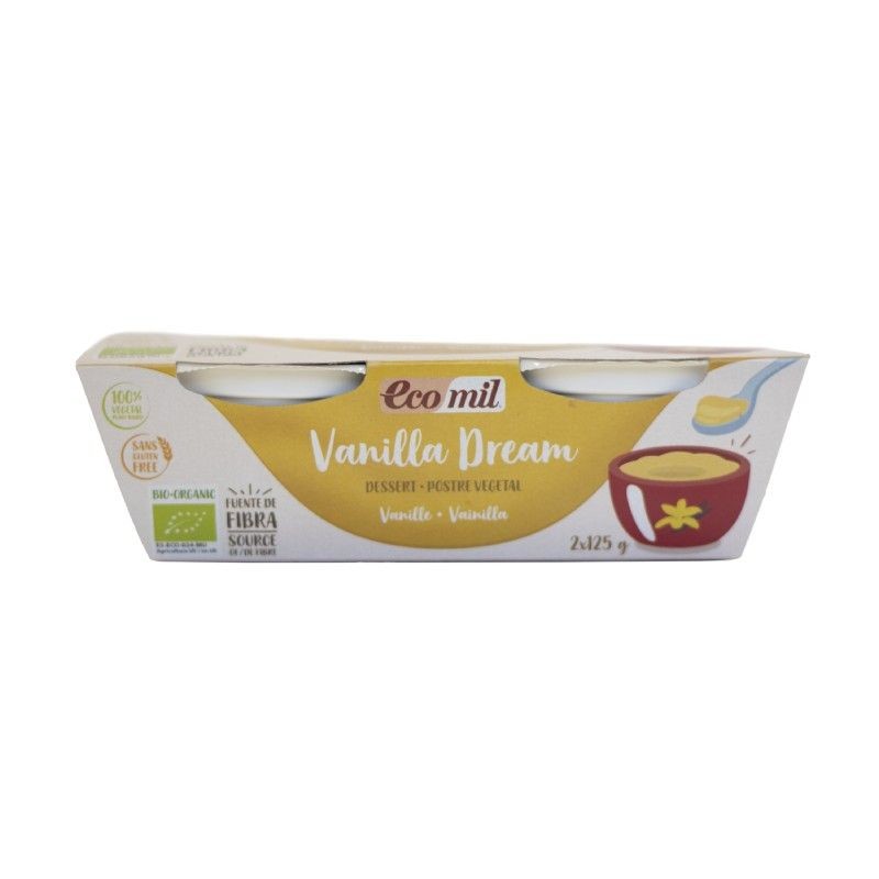 ECOMIL POSTRE VAINILLA DREAN ECOLOGICO 2x125 g