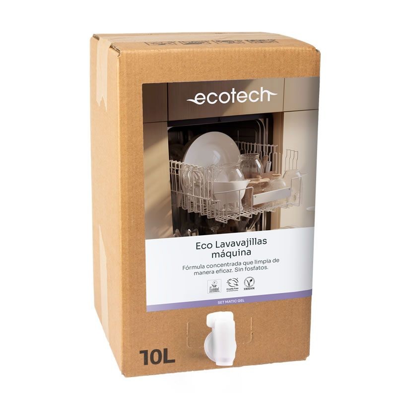 ECOTECH LAVAVAJILLAS MAQUINA SET MATIC GEL 10 L