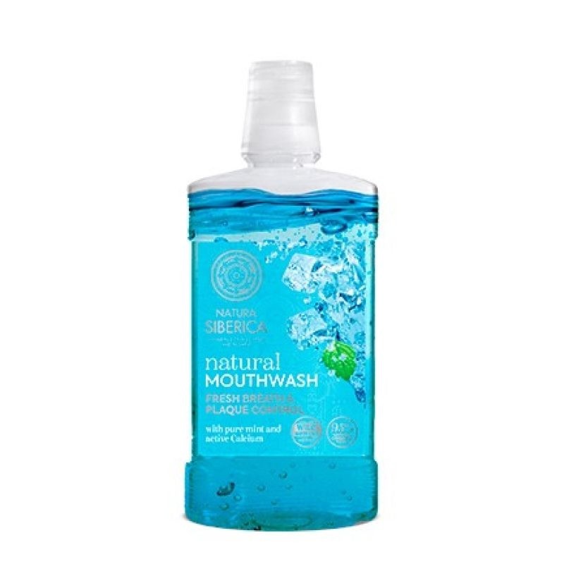 ENJUAGUE BUCAL NATURAL CON MENTA Y CALCIO 520 ML NATURA SIBERICA