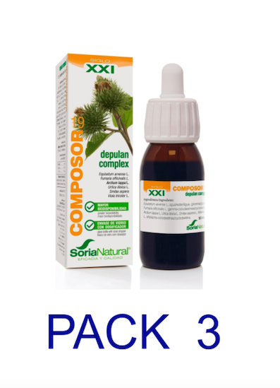 PACK 3X2 COMPOSOR 19 FORMULA SIGLO XXI DEPULAN FORTE SORIA NATURAL ENVIO GRATIS