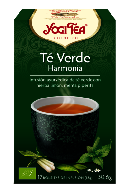 Té Verde Matcha y Limón 17 bolsitas (Yogi Tea)
