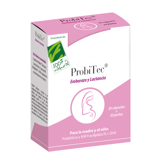 PROBITEC® EMBARAZO Y LACTANCIA 30 Caps CIEN POR CIEN NATURAL