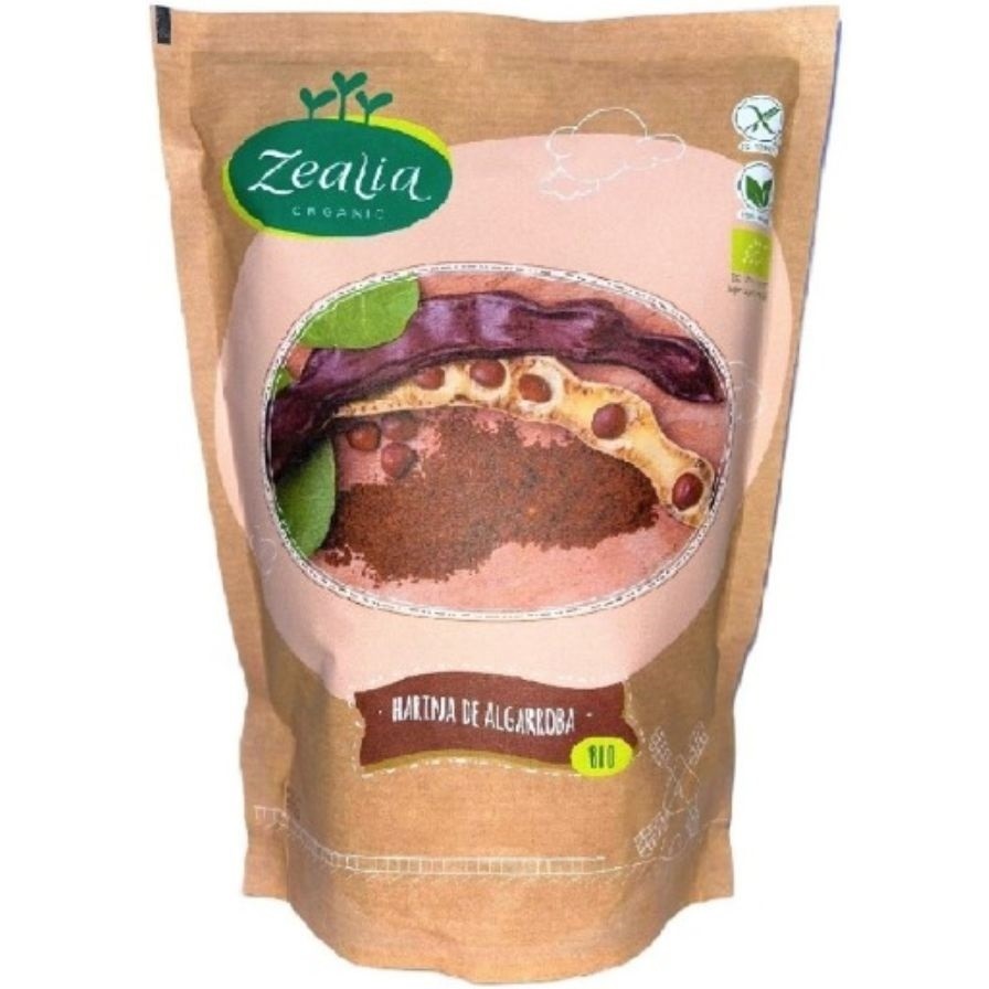 HARINA DE ALGARROBA BIO S/G 500 GR ZEALIA
