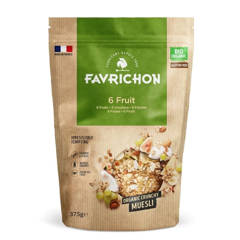 FAVRICHON CRUNCHY MUESLI 6 FRUTAS 450 GR