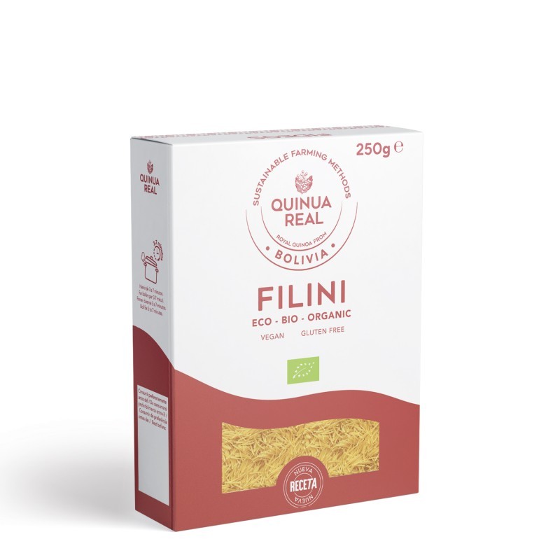 FIDEOS de QUINOA REAL, ARROZ 250 GR QUINÚA REAL