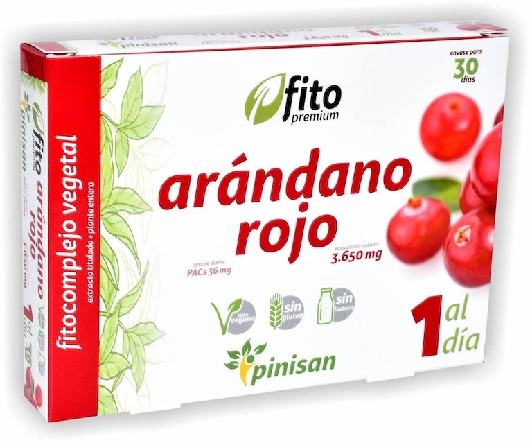 FITO PREMIUM ARANDANO ROJO, 30 Caps. PINISAN