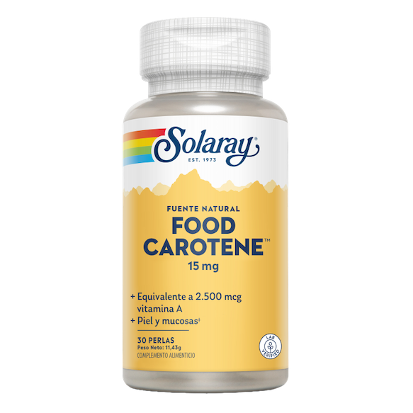 FOOD CAROTENE 2500 mcg 30 vcaps. SOLARAY