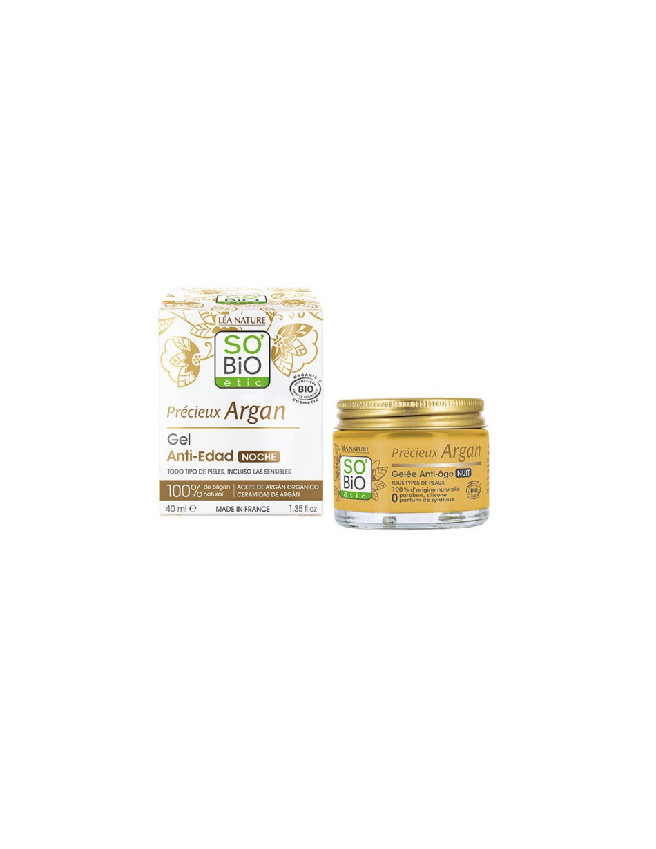 GEL NOCHE ANTIEDAD ARGAN BIO SOBIO 40 ML