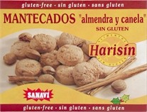 MANTECADOS ALMENDRA Y CANELA SIN/GLU 200 G HARISIN 