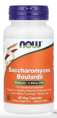 PROBIOTICO SACCHAROMICES BOULARDII 60 CAPS NOW FOOD