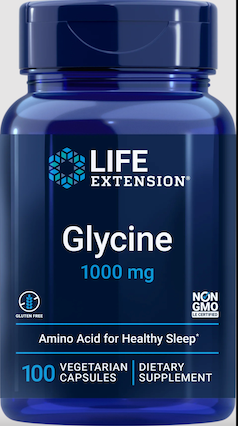 GLYCINE (Glicina), 1000 MGR 100 CAPS LIFE EXTENSION