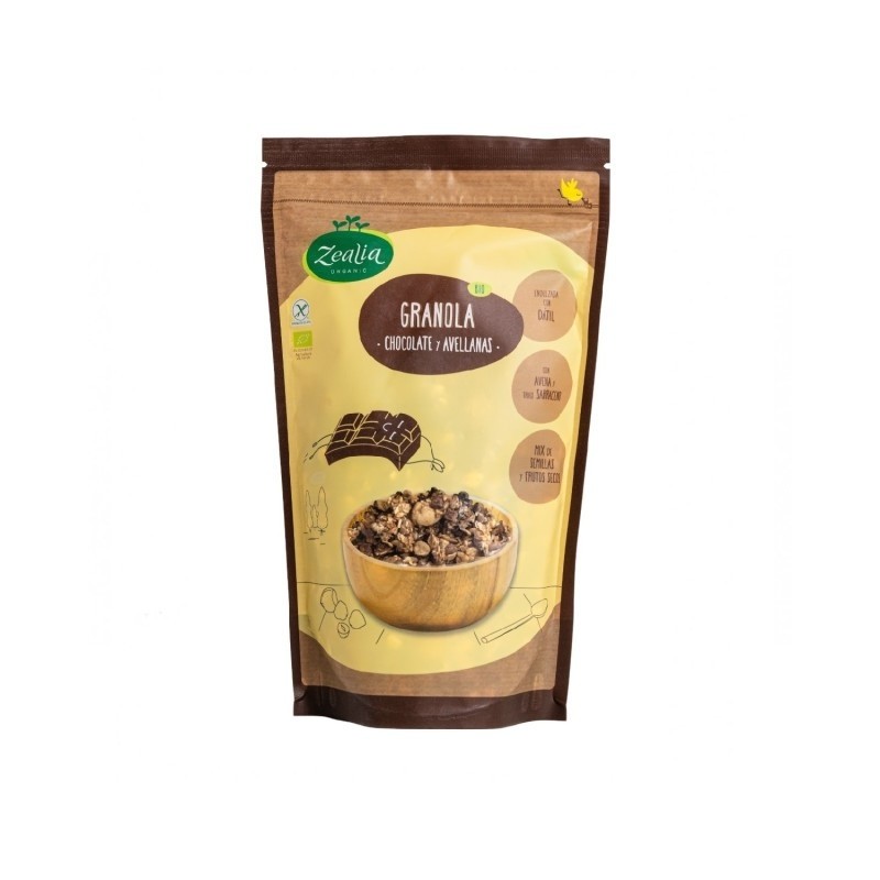 GRANOLA DE CHOCOLATE 300gr. BIO SG VEGAN ZEALIA