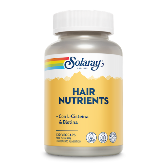HAIR NUTRIENTES (nutrientes para el pelo), 120 CAPSULAS SOLARAY