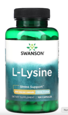 L-LISINA 500 mg, 100 cápsulas SWANSON