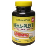 HEMA-PLEX II multinutrientes con hierro sin gluten 60 COMP NAURES'S PLUS