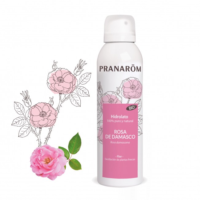 HIDROLATO ROSA DE DAMASCO BIO 150 ML PRANARON