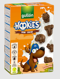 HOOKIES MINI CACAO GULLON 250 GR