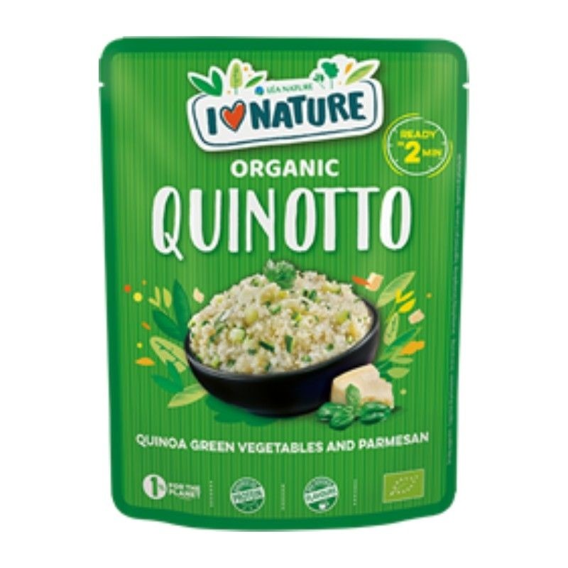 I LOVE NATURE QUINOTTO VEGEGALES Y PARMESANO 200 G