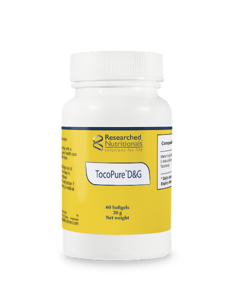 TOCOPURE 60 CAPS RESEARCHED NUTRICIONALS