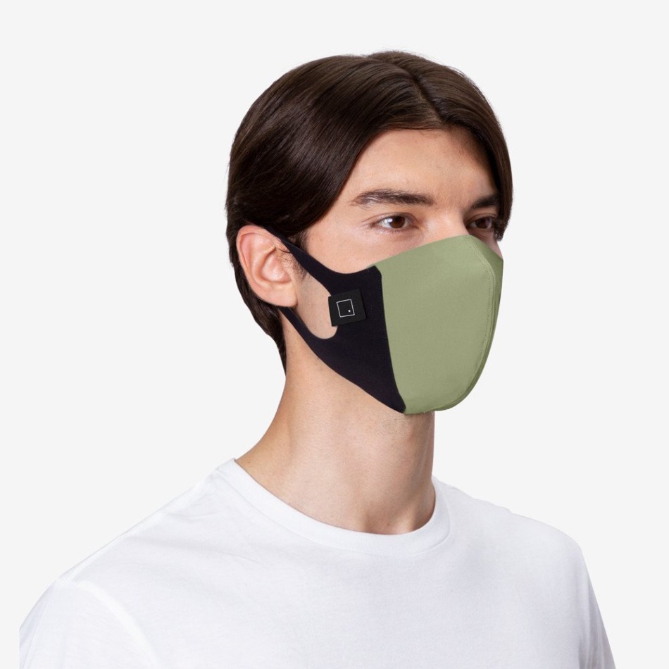 MASCARILLA HIGIENICA VERDE MILITAR PARA ADULTO BANALE 2