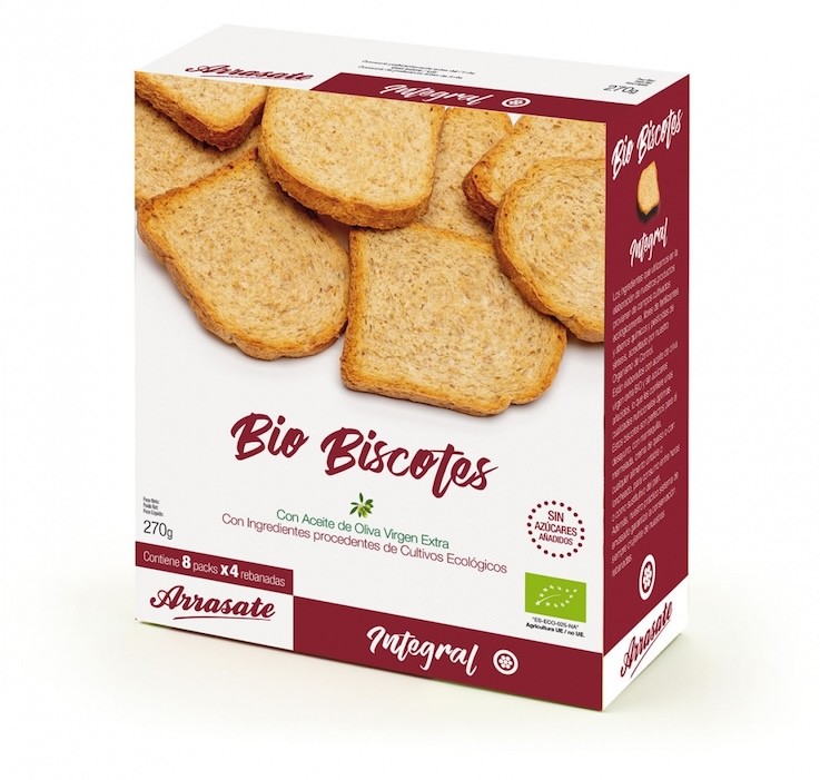 BISCOTES INTEGRALES 270 GR ARRASATE