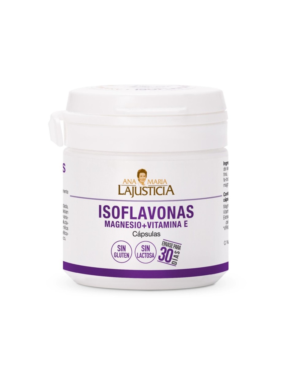 ISOFLAVONAS con MAGNESIO+VITAM. E 30 CAPSULAS ANA MARIA LA JUSTICIA
