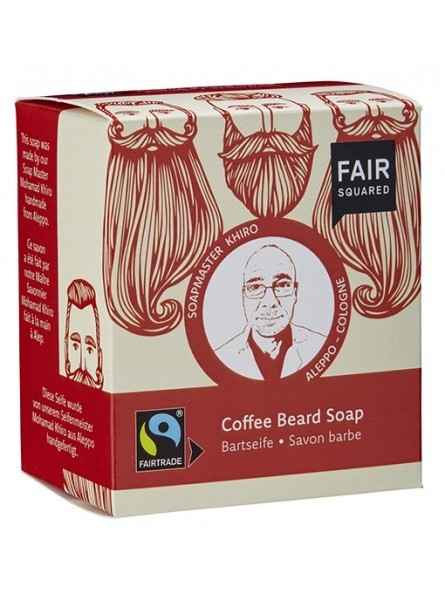 JABON PARA BARBA CON CAFE 2 PASTILLAS 80 GR FAIR SQUARED