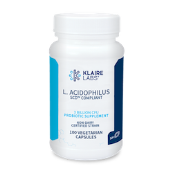 L. ACIDOPHILUS (compatible con SCD™) 100 CAPS KLAIRE LABS