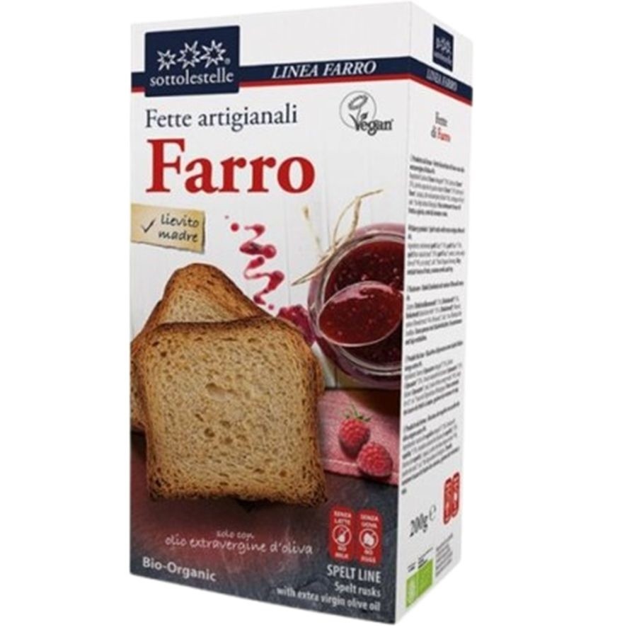 PAN TOSTADO TRIGO ESPELTA Bio 200g SOTTOLESTELLE