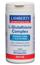 COMPLEJO L-GLUTATIONA. AMINOÁCIDOS EN FORMA LIBRE.60 CAPS LAMBERTS