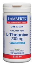 L-TEANINA 200 MG EN FORMA LIBRE 200 MGR 60 CAPS LAMBERTS