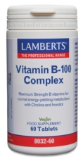 VIT B 100 COMPLEX 60 TAB LAMBERTS